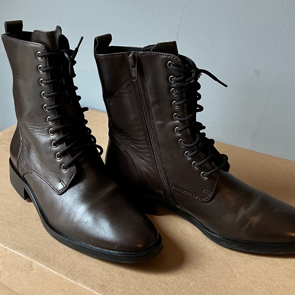 Hoegl, Högl combat boots in brown Size 6.5 hogl